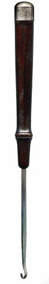 4-1 Functional design - Button Hook - Wood (10-1/2") Hook greater than 1/2 inch - Patent Feb. 26, 84
