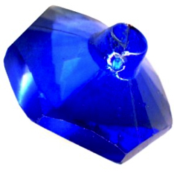 Self shank (Cone shape) - blue glass (#42)