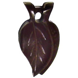5-1 Back Types - One hole - Bakelite - Questionable - could be charm or pendent (1")
